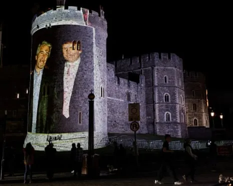 Four People Taken into Custody After Projections of Trump and Jeffrey Epstein Displayed on Royal Windsor Castle