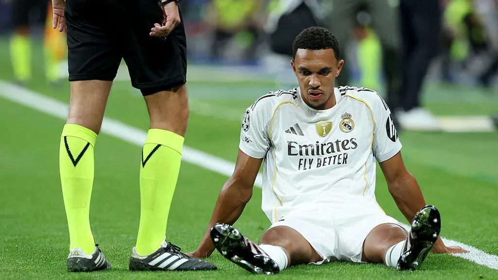 Trent Alexander-Arnold sustains early setback in the Spanish giants Champions League tie