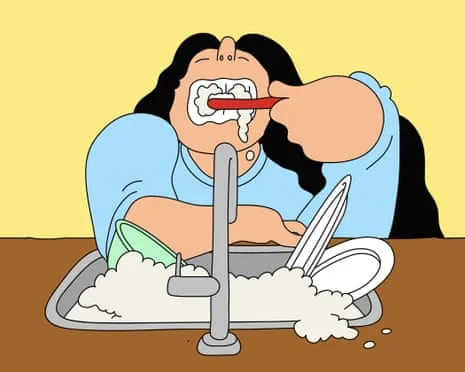 Must My Housemate Stop Brushing Her Toothbrush at the Kitchen Basin?
