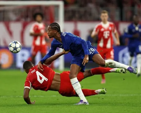 The Blues' boss explodes when the German giants defender Jonathan Tah escapes sending-off in Champions League setback